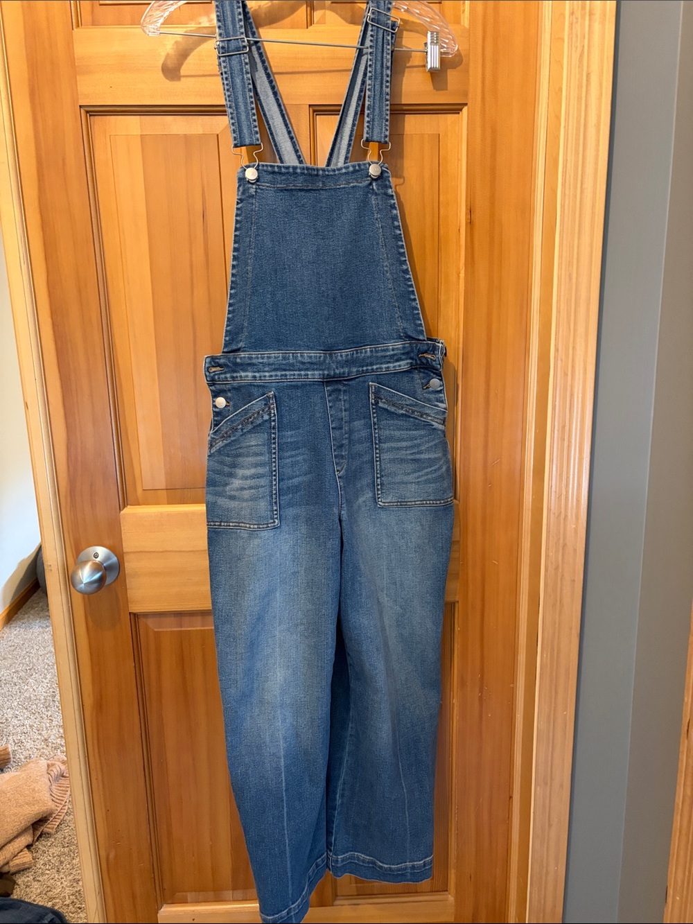 Evereve Blue Denim Overalls